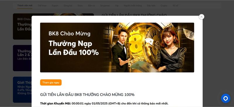 Hướng dẫn người chơi cách đăng ký BK8 nhanh trong 1 phút